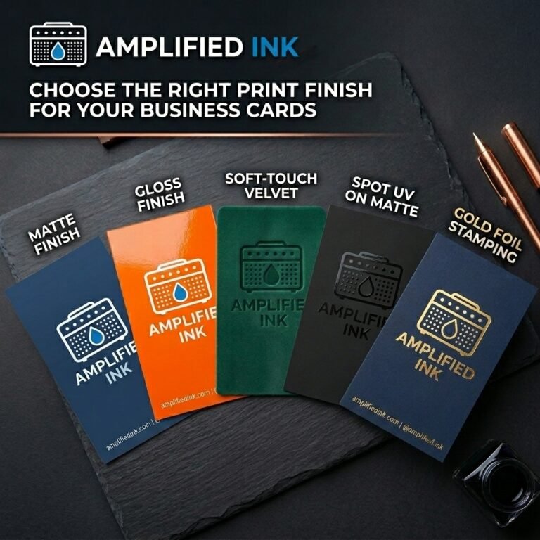 How to Choose the Right Print Finish for Your Business Cards